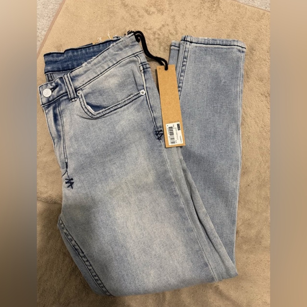 Stylish Light Blue Jeans - KSUBI